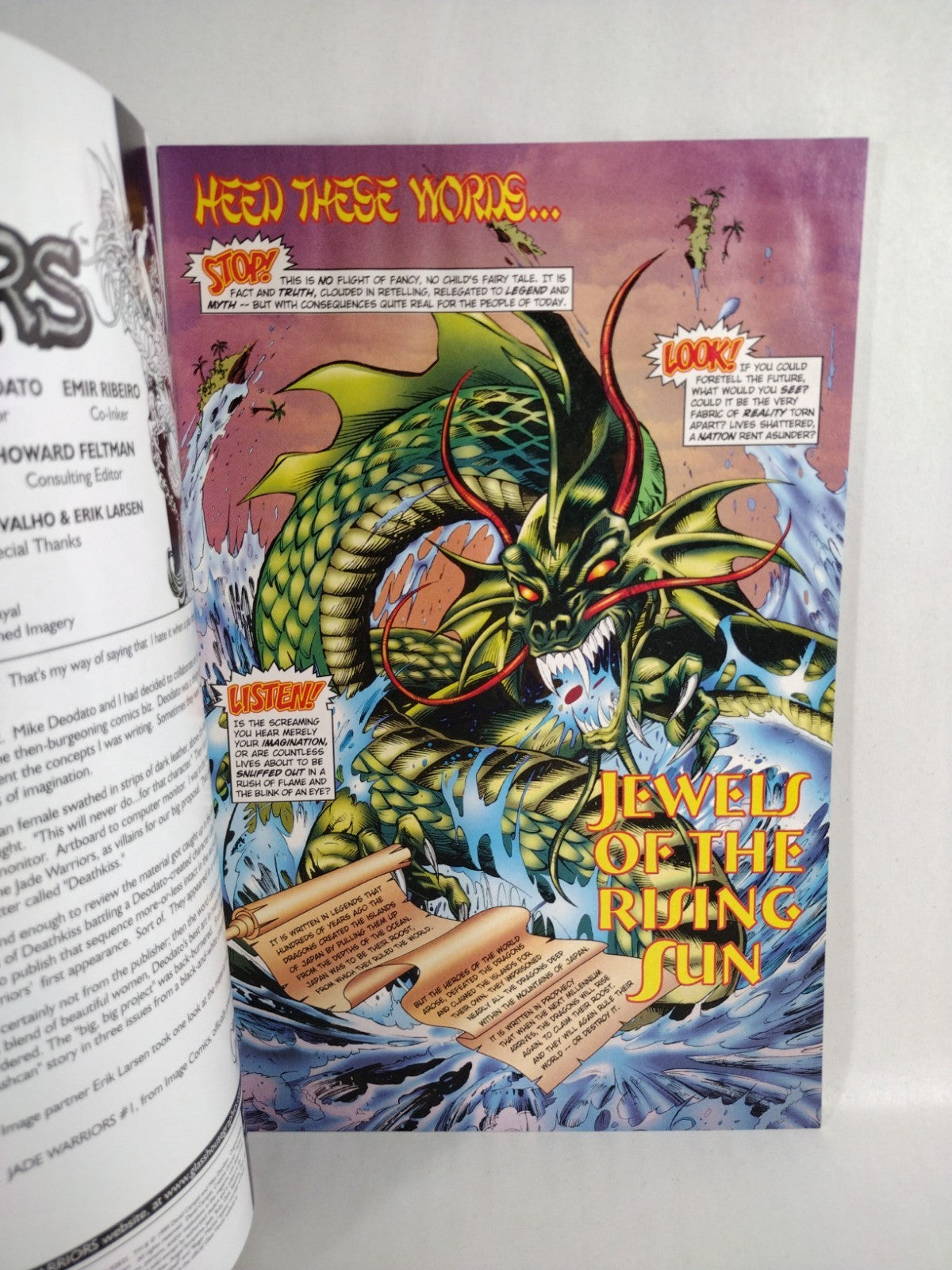 Jade Warriors 1st Appearance Amazing Comic Lot #1-2 Dangerous Secrets Angel Heat