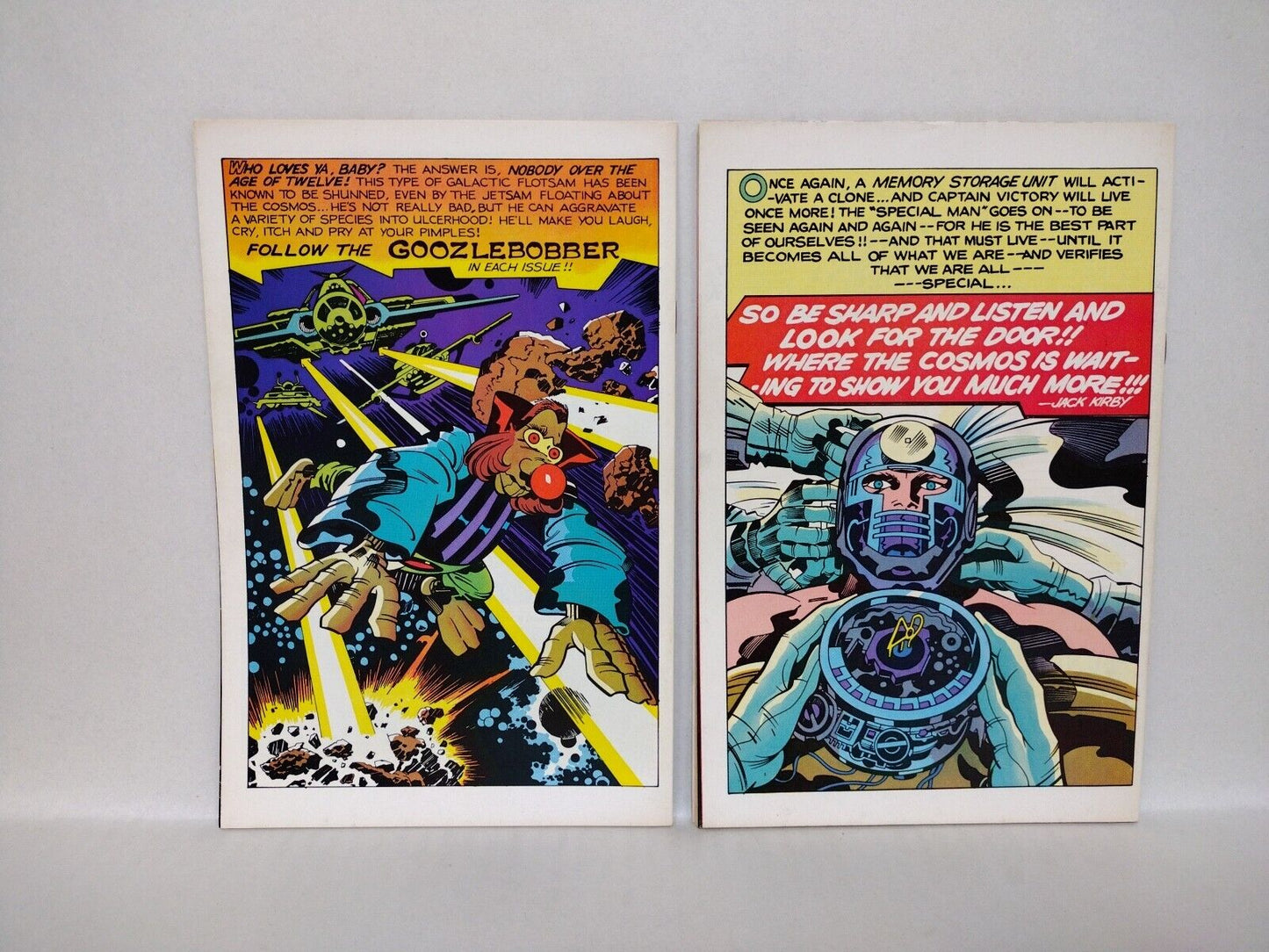 Captain Victory & The Galactic Rangers (1981) PC Comic Lot Set #1-9 Jack Kirby