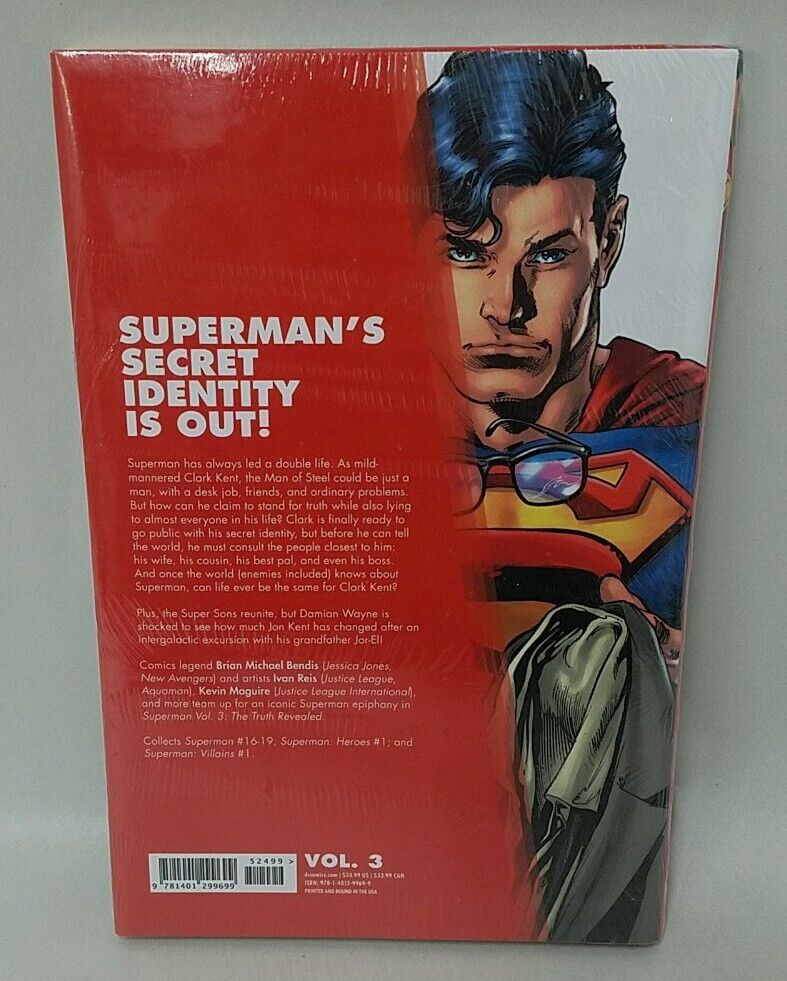 Superman Vol 3 Hardcover The Truth Revealed by Brian Michael Bendis New Sealed