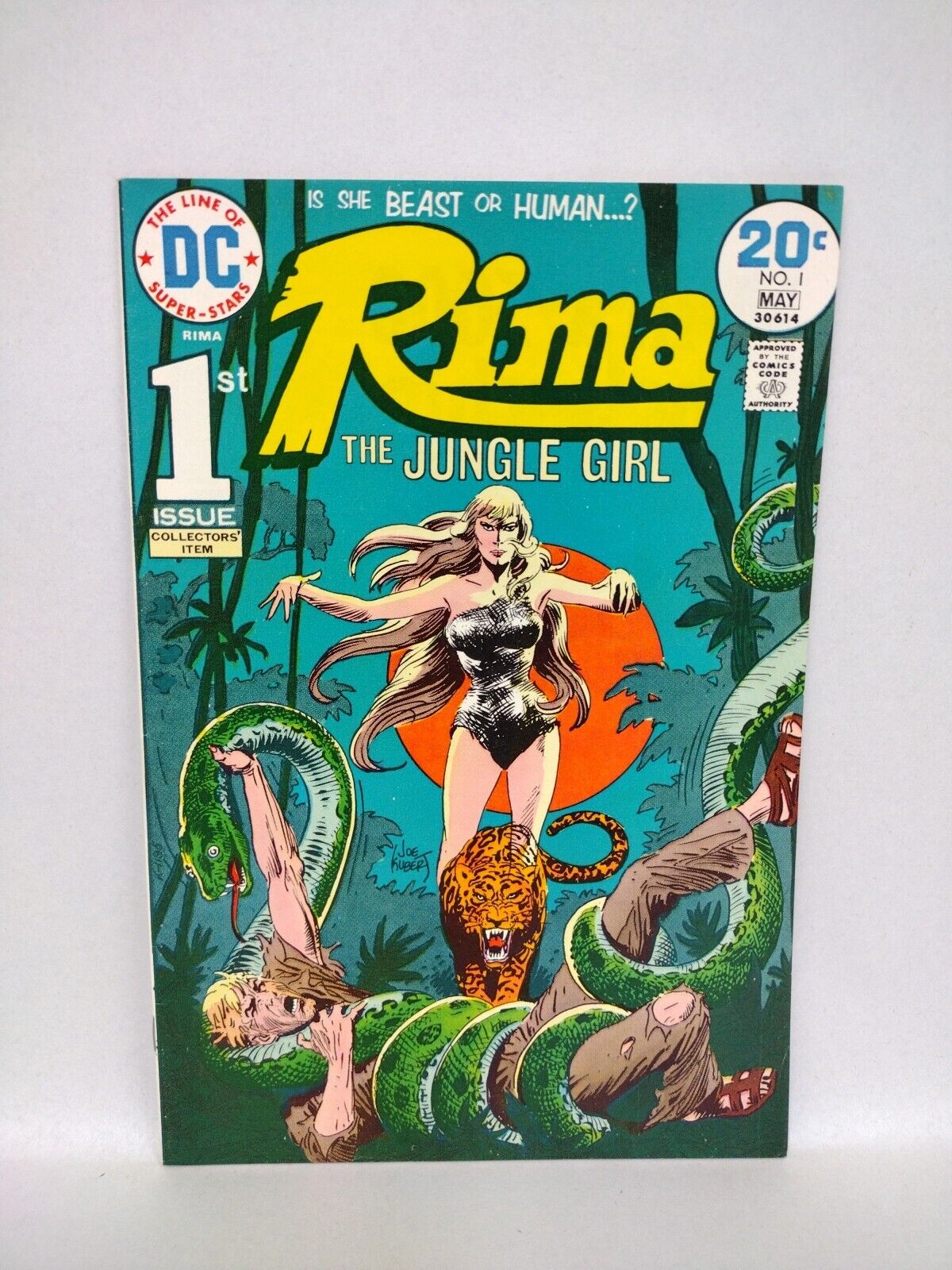 RIMA Jungle Girl #1 (1974) DC Comic Joe Kubert Cover Alex Nino Jack Oleck