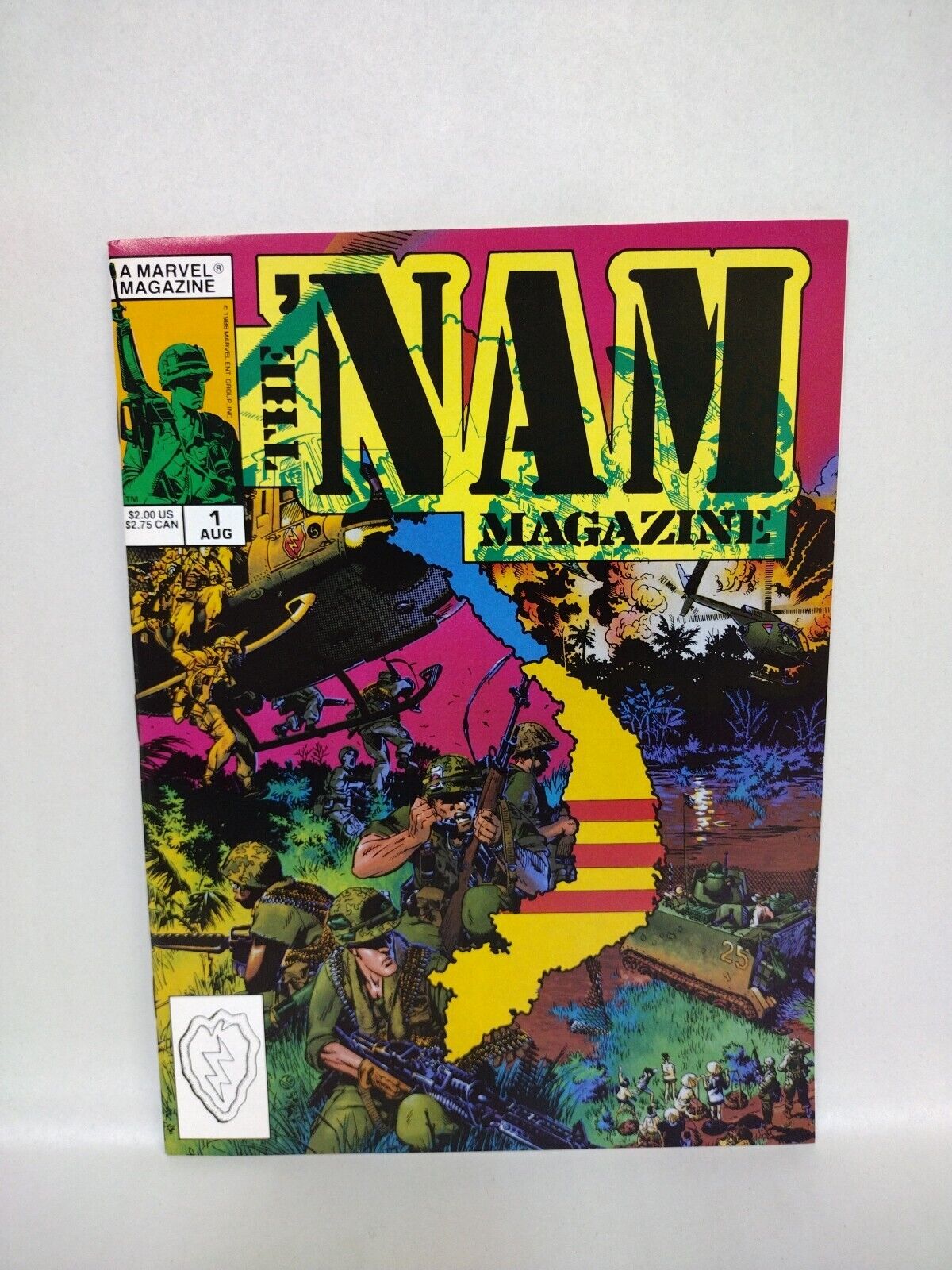 The NAM Magazine (1988) Marvel Comic Lot Set #1 2 3 4 5 Michael Golden FN