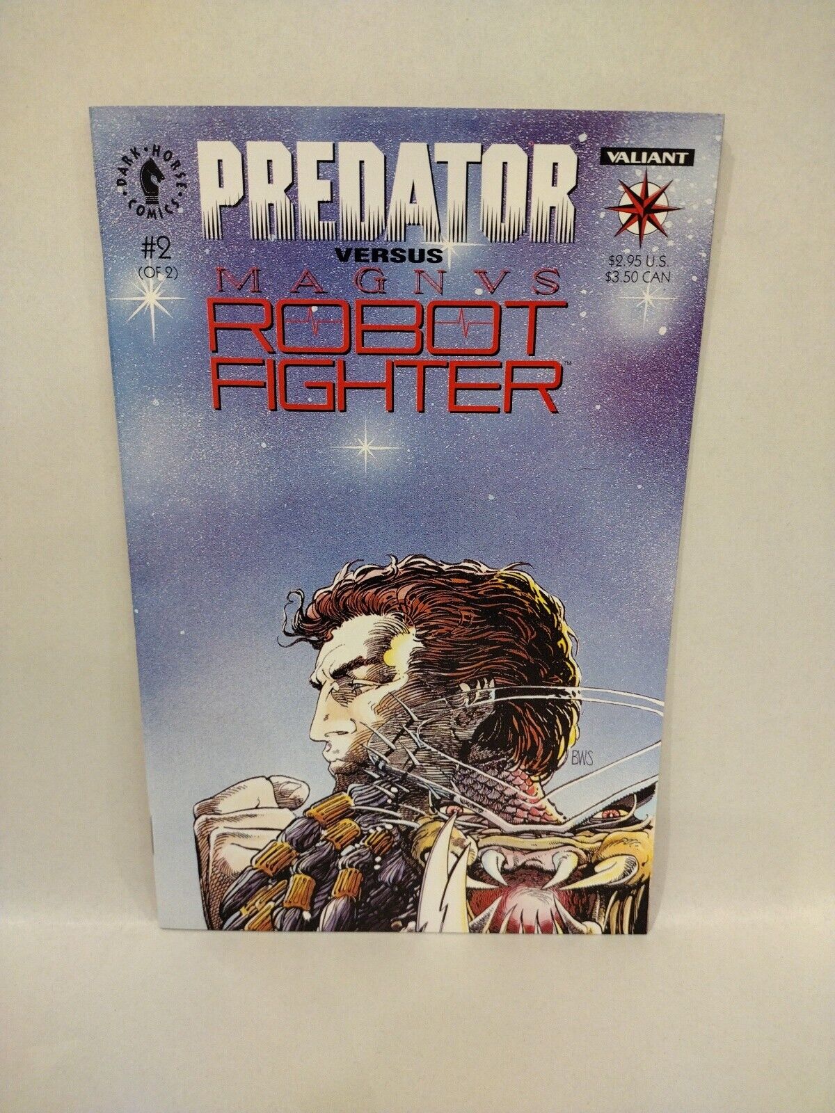 Predator versus Magnus Robot Fighter 1 2 (1992)  Complete Dark Horse Valiant Set