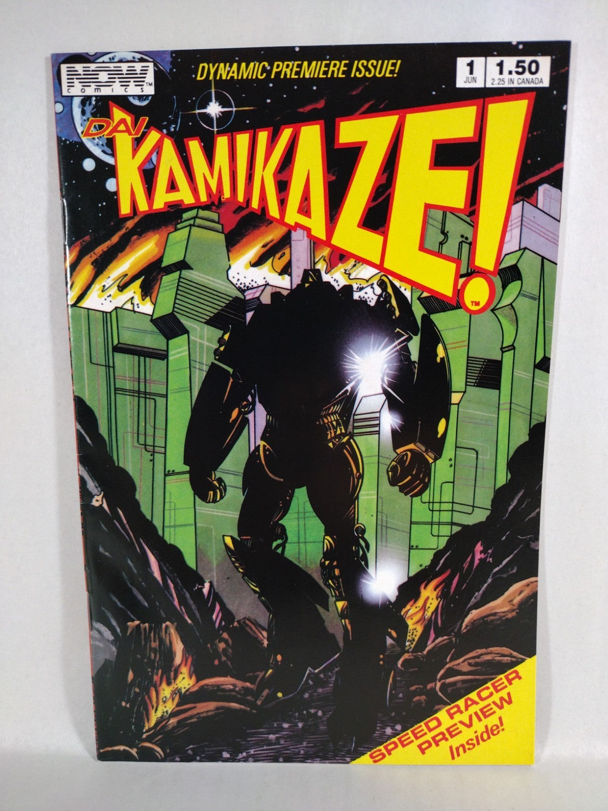 Dai Kamikaze (1987) NOW Comic Lot Set #1 First Print Speed Racer 2 3 5