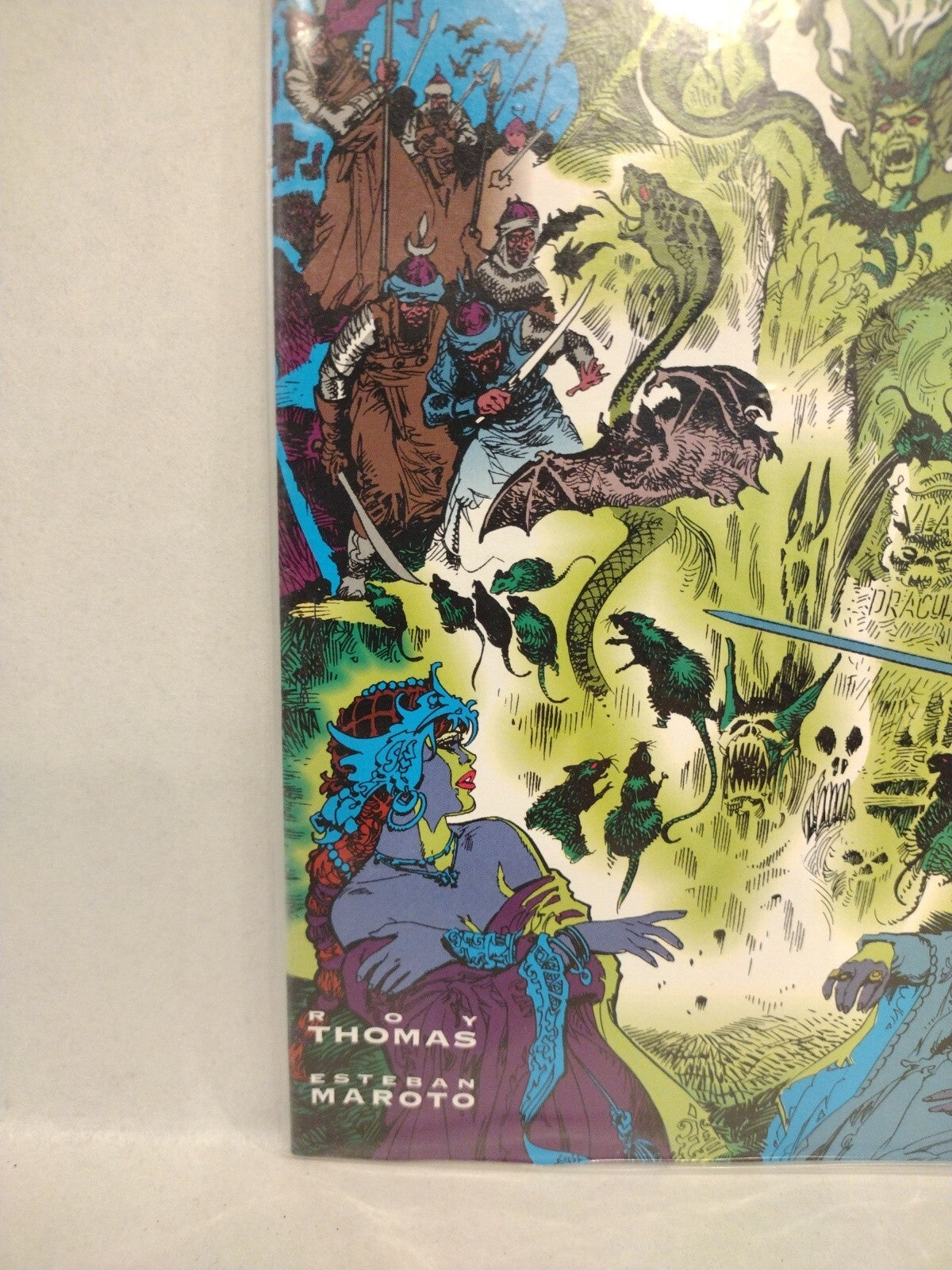 DRACULA Vlad The Impaler #3 (1993) Topps Comic Bagged w Cards Esteban Maroto