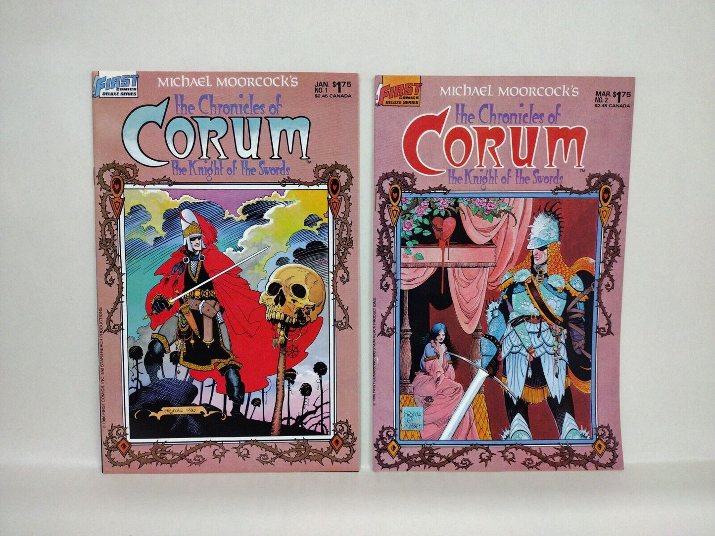Chronicles Of Corum (1987) First Comic Lot Set #1-11 Mike Mignola Cover Art F-VF