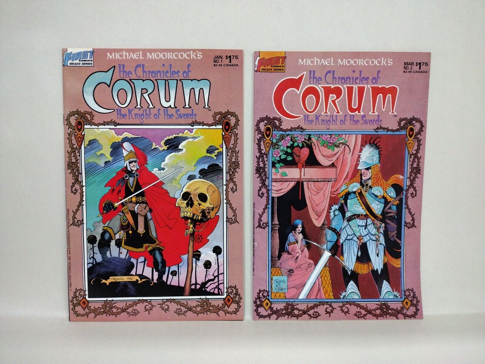 Chronicles Of Corum (1987) First Comic Lot Set #1-11 Mike Mignola Cover Art F-VF