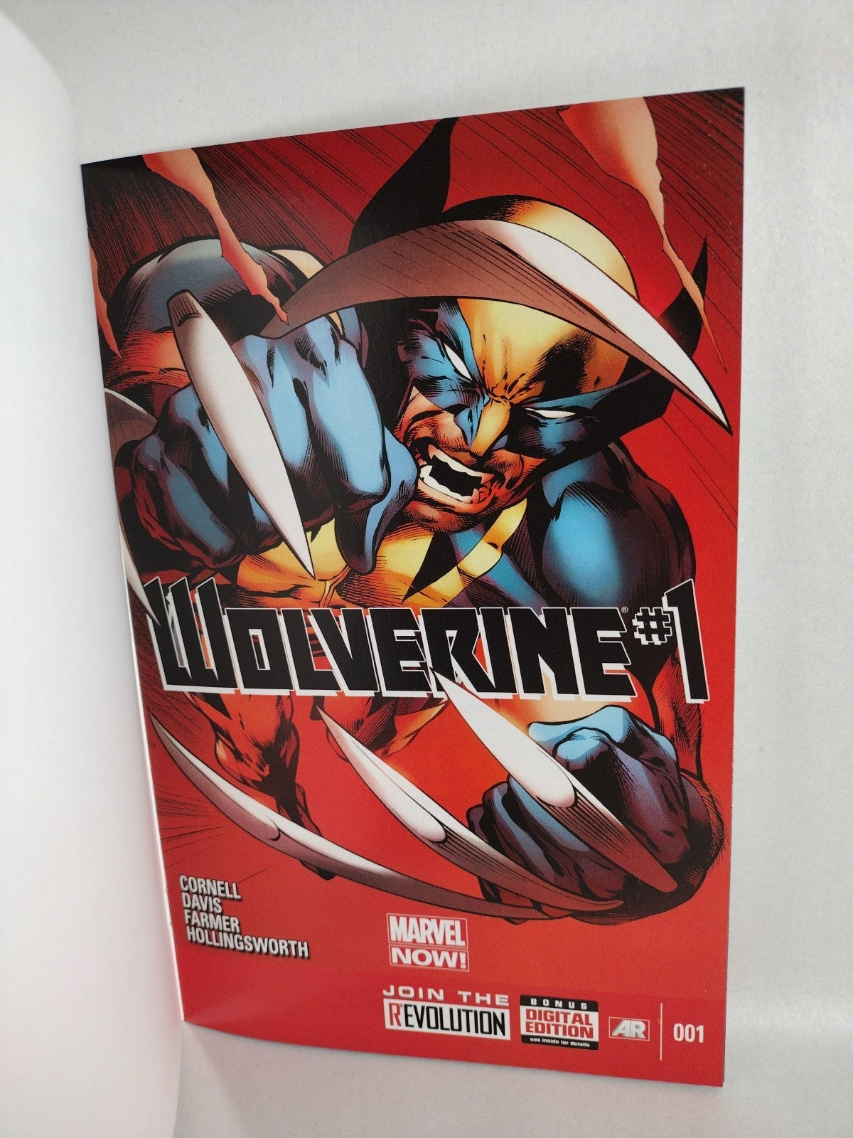 Wolverine #1 (2013) Marvel Comic Blank Sketch Variant Cover NM