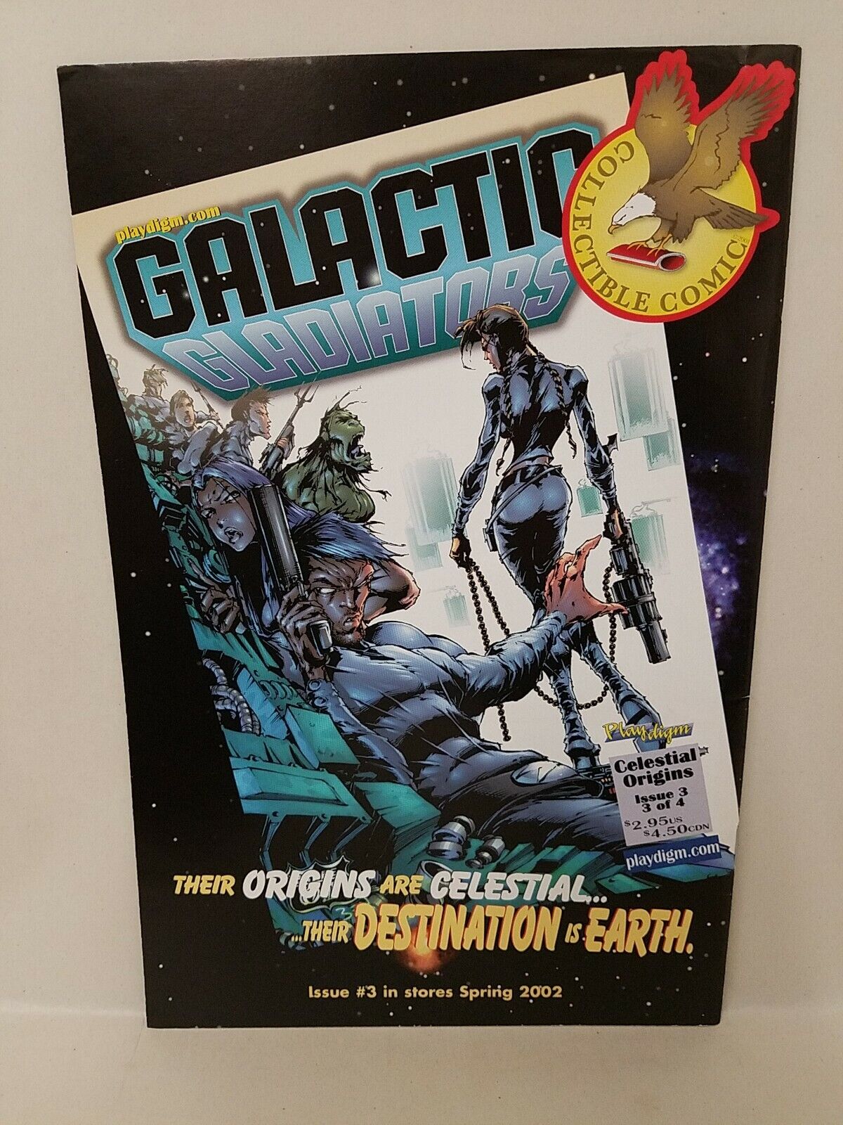 Galactic Gladiators (2000) Complete Comic Set #1 2 3 Scott Lee Sanford Tuey 