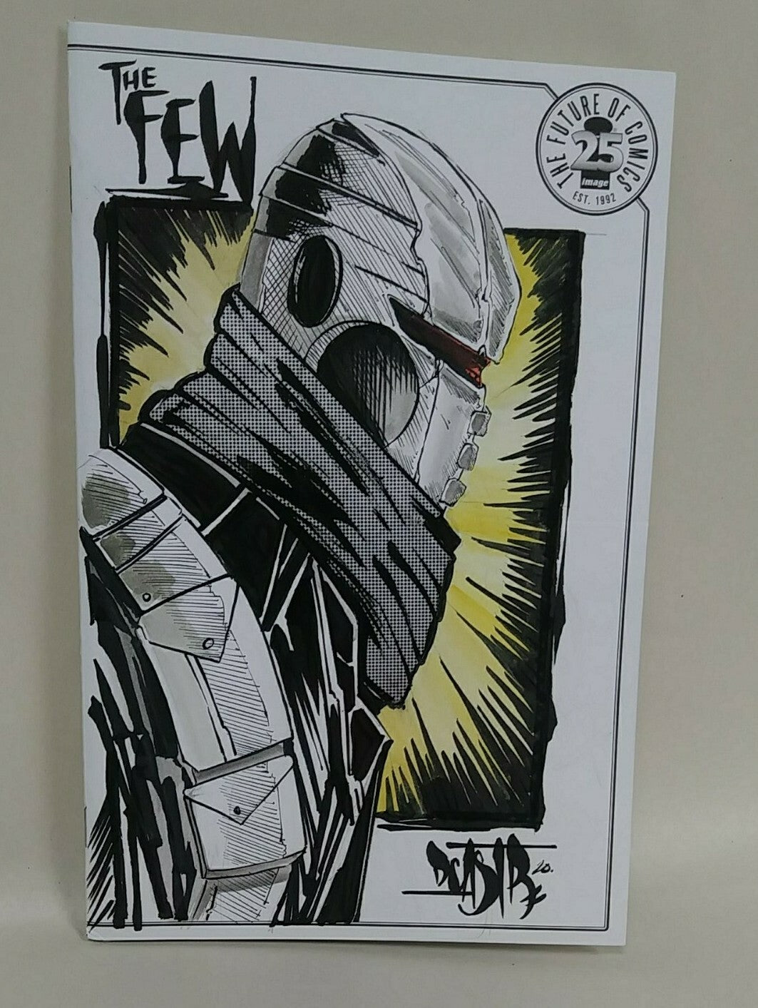 The Few #1  (2017) Image Sketch Cover Variant Comic W Original DCastr Art