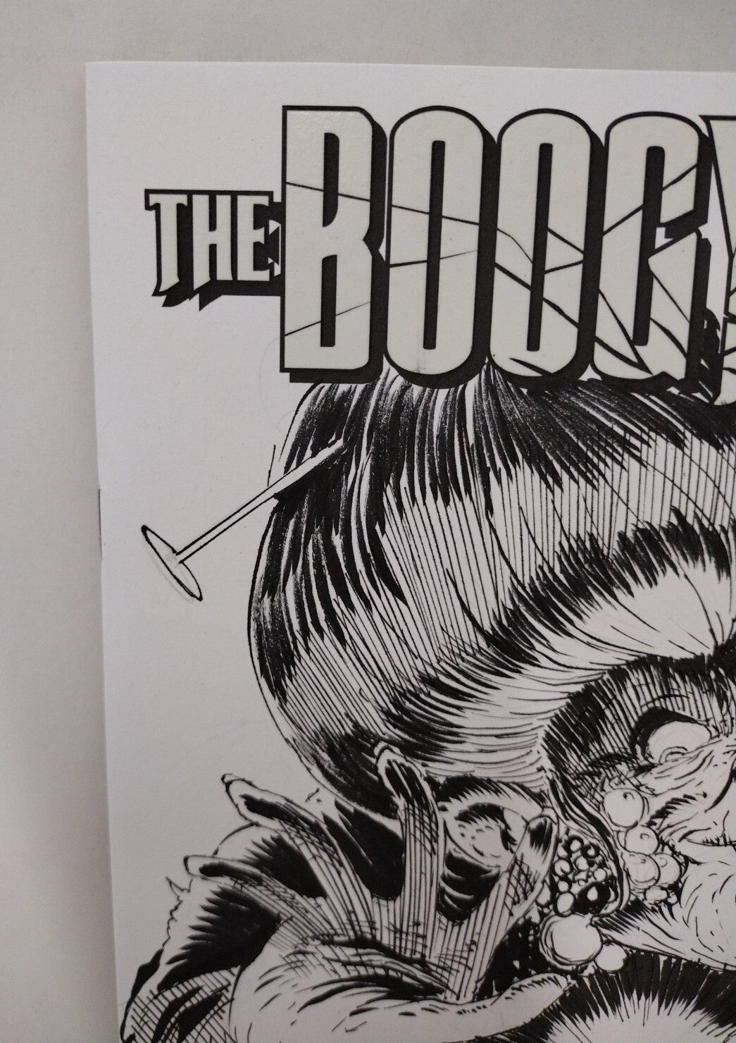 Boogyman 1 (2022) Ablaze Comic Blank GID Cover w Original Dave Castr Art ARG COA