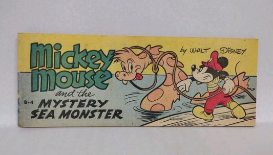 Mickey and the Mystery Sea Monster #B-4 (1950) Disney General Mills Mini Comic