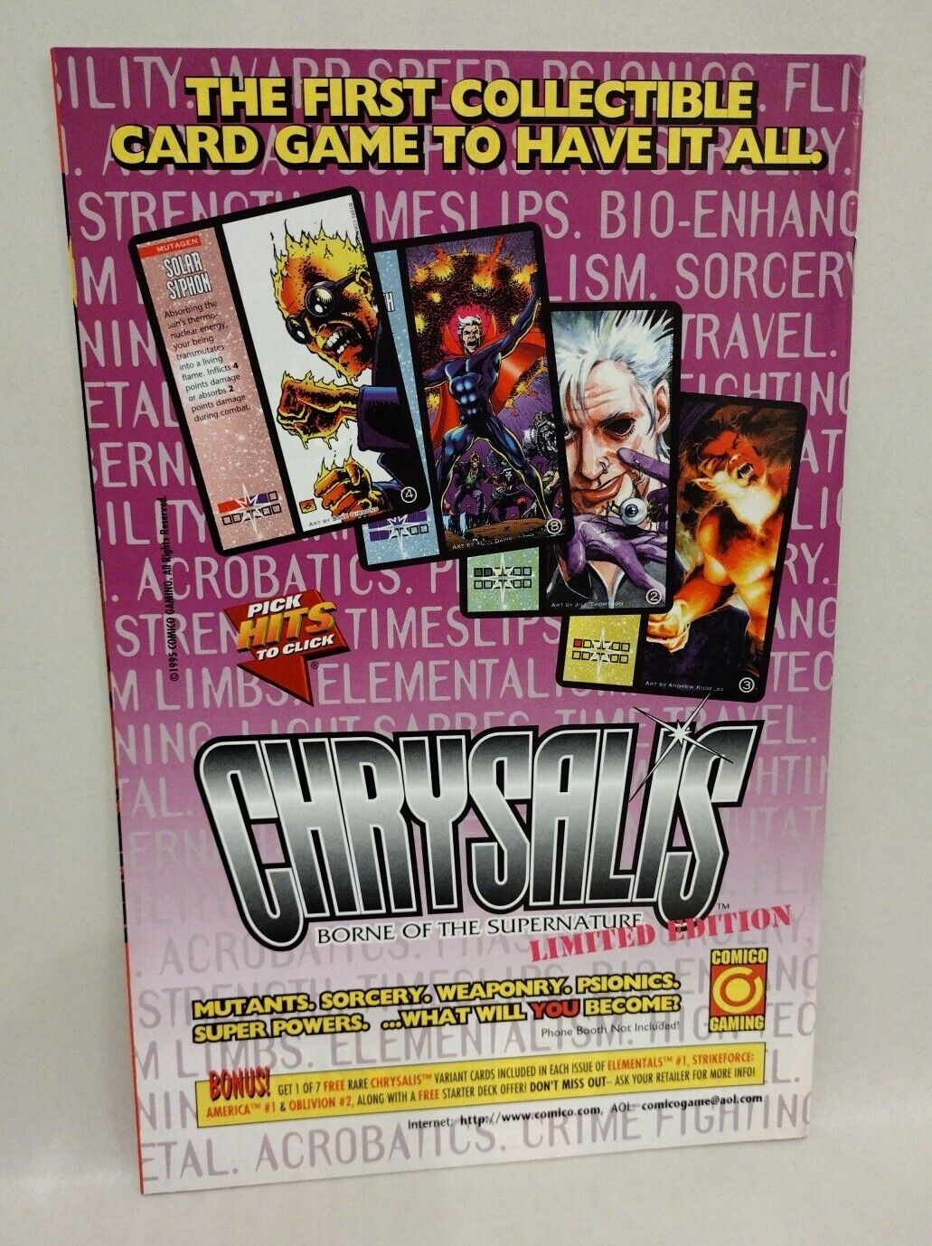 Elementals #1 2 (1996) Comico Birth Of A Supernation Tony Daniel Comic Set VF-NM