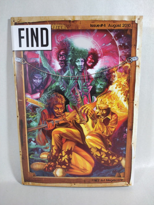 Find Art Megascene #4 (2010) Magazine Mear One Cover + Interview