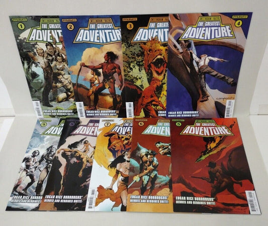 The Greatest Adventure (2017) Dynamite Ent Complete Comic Set #1-9 ERB Heroes