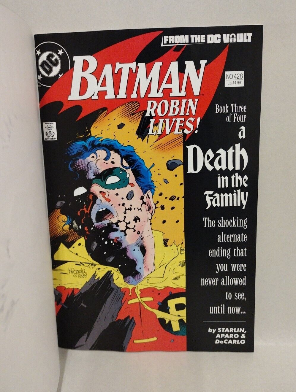 Batman #428 (2023) DC Facsimile Ed Sketch Cover Variant Comic W Original Art