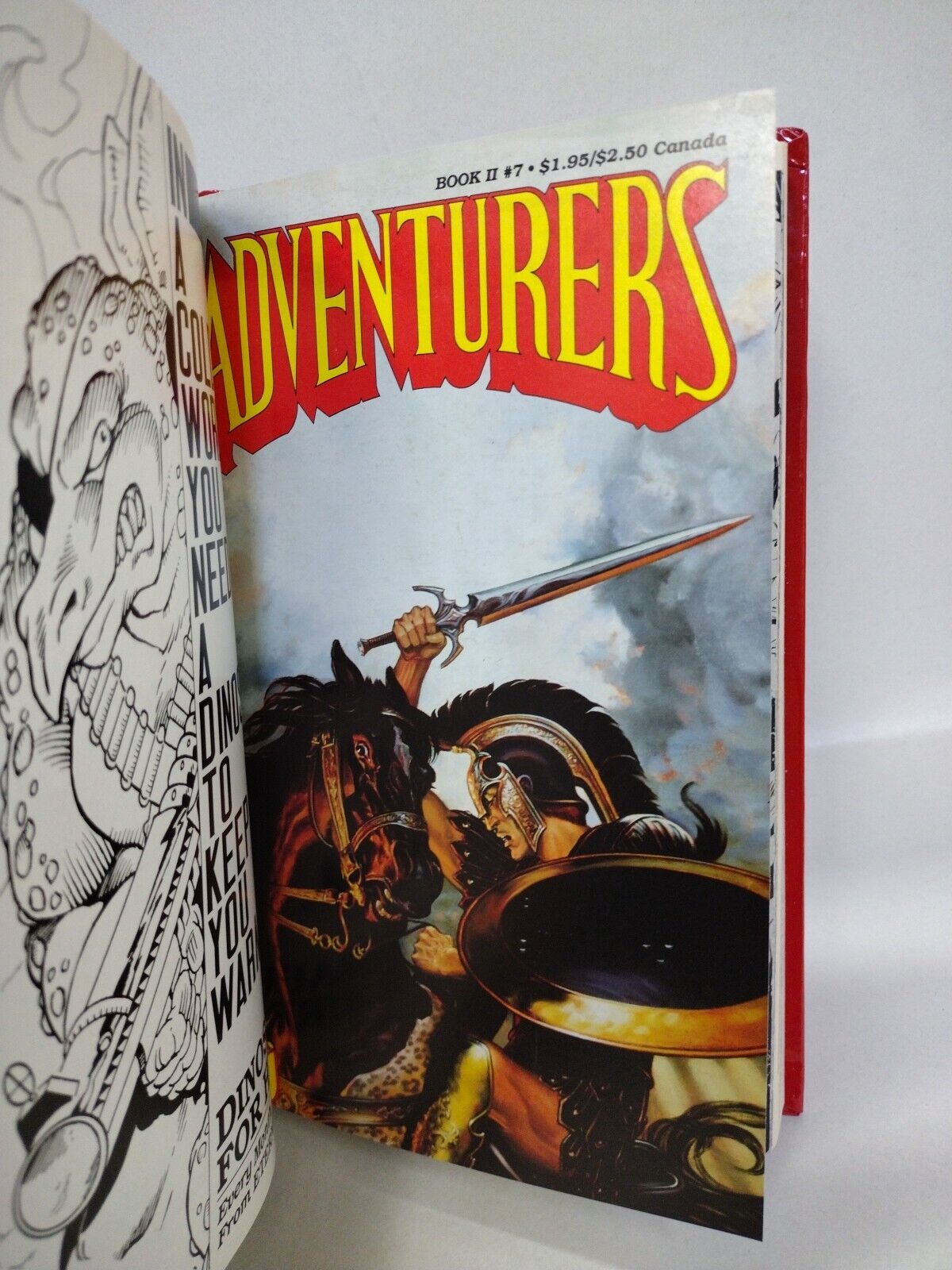 Adventurers Omnibus (1986) ARG Custom Bound Comics Kent Burles Behnke Hardcover