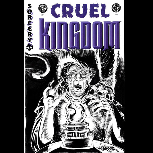 Cruel Kingdom #1 (2024) Oni EC Comic Sketch Cover Variant W Original DCastr Art