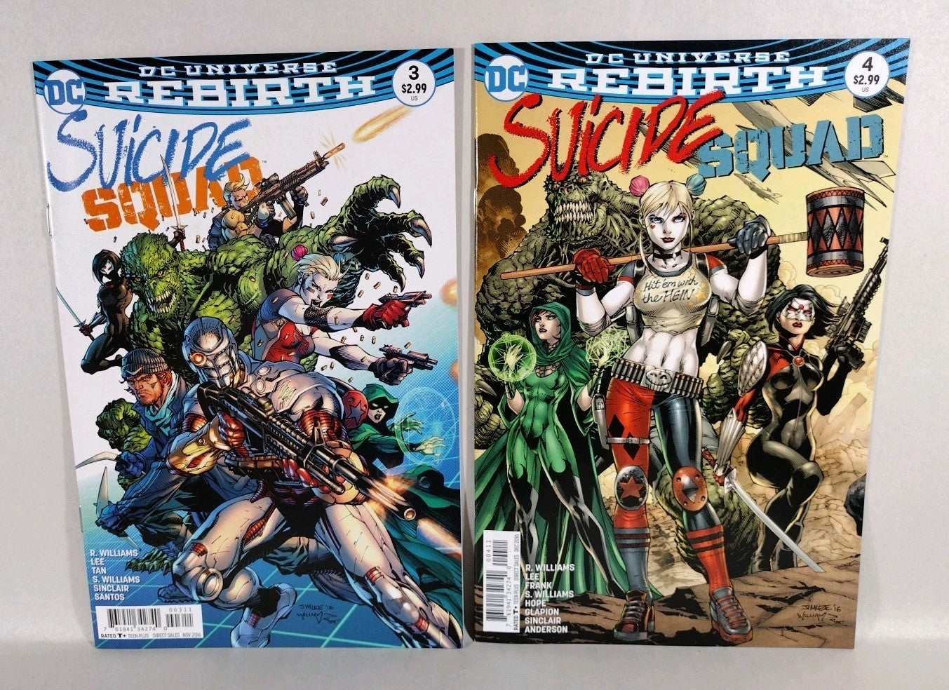 Suicide Squad (2016) DC Comic Set #1 2 3 4 5 6 7 8 + Vs Justice League #1