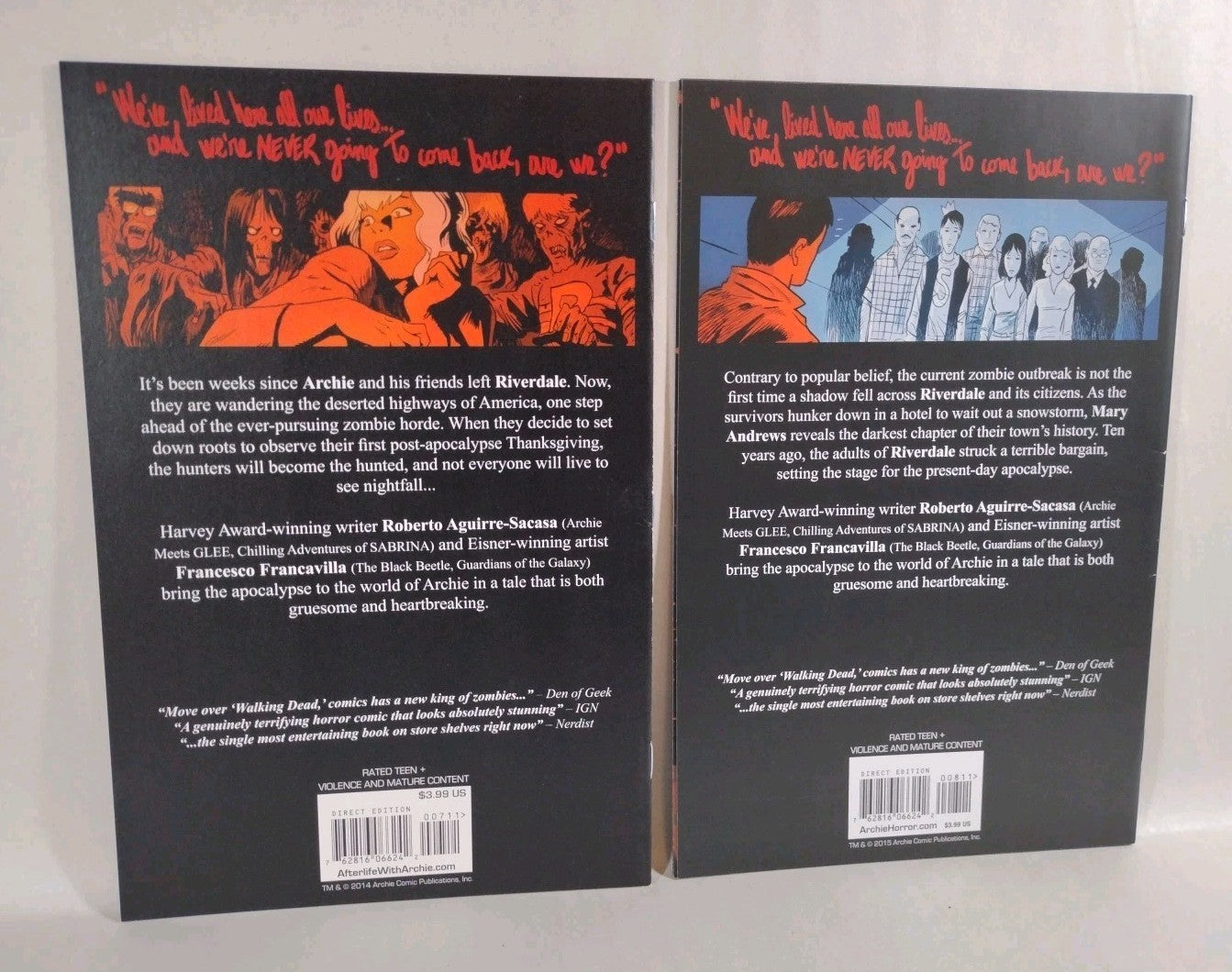 Afterlife With Archie (2013) Complete Comic Set  #1-10 HCF Pepoy Variants VF-NM
