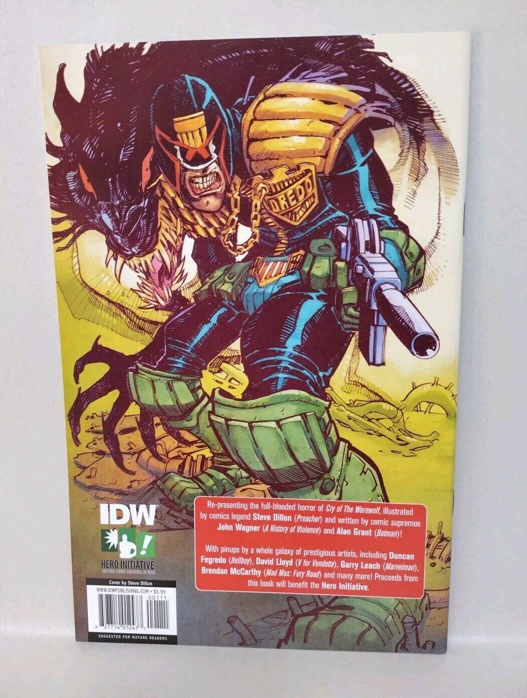 Judge Dredd (2017) IDW Werewolf Comic Lot Set Deviations Cry Of The Werewolf 