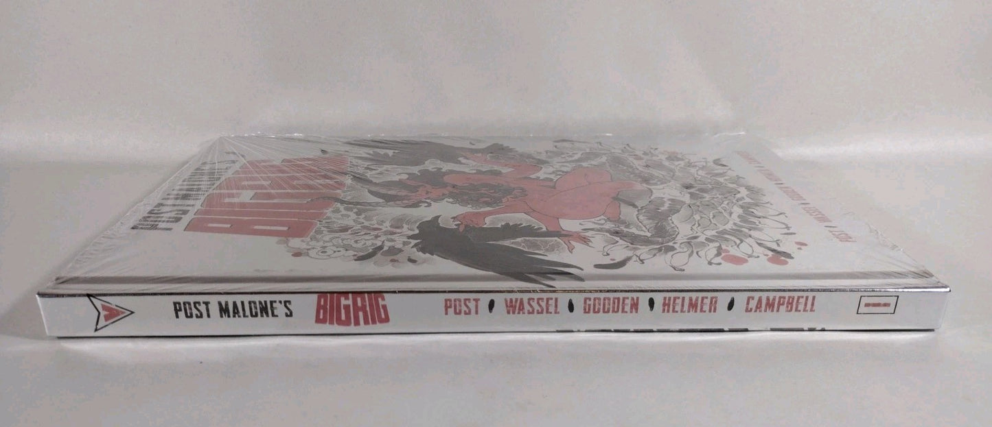 Post Malone Big Rig Vol 1 (2025) Vault Comics Foil HC LTD 1500 Peach Momoko New