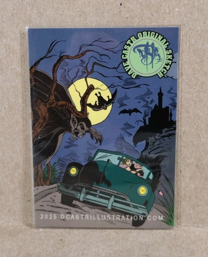 Dave Castr Crusin (2025) OAC Sketch Card W Original Marvel Iron Fist Art