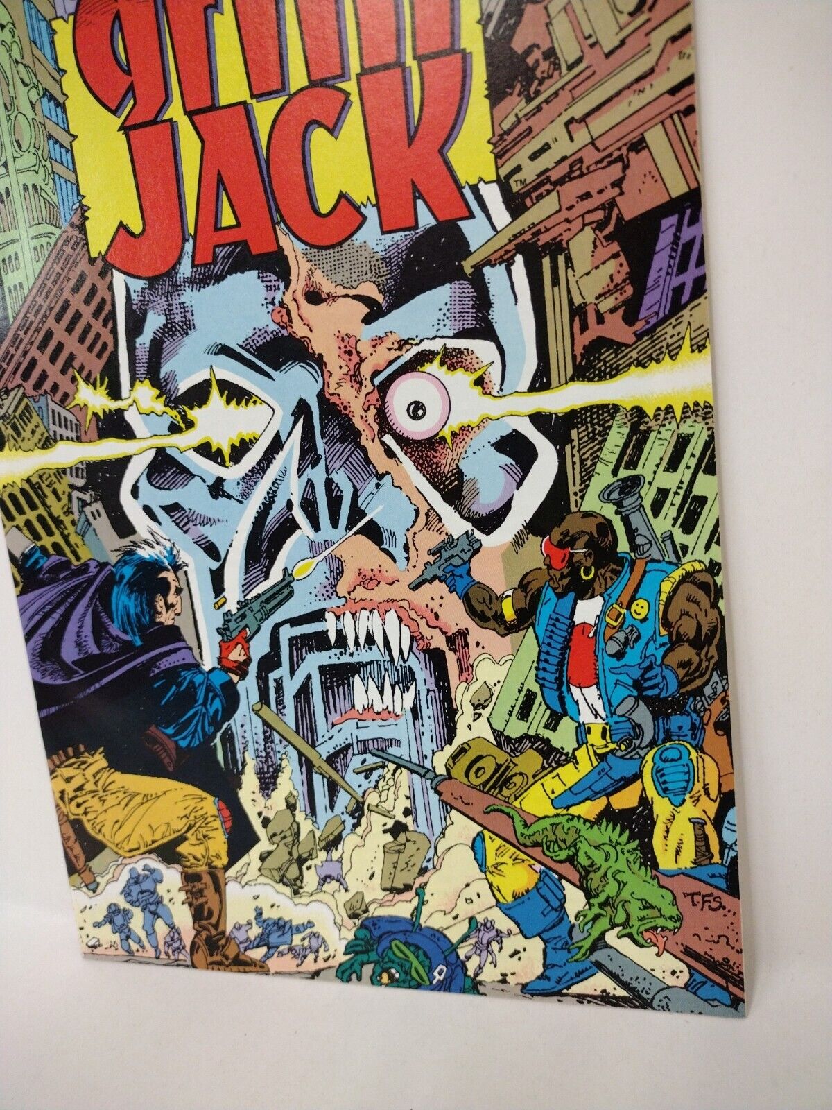 Grim Jack #26 (1986) TMNT Munden's Bar First Comic Ninja Turtles in Color