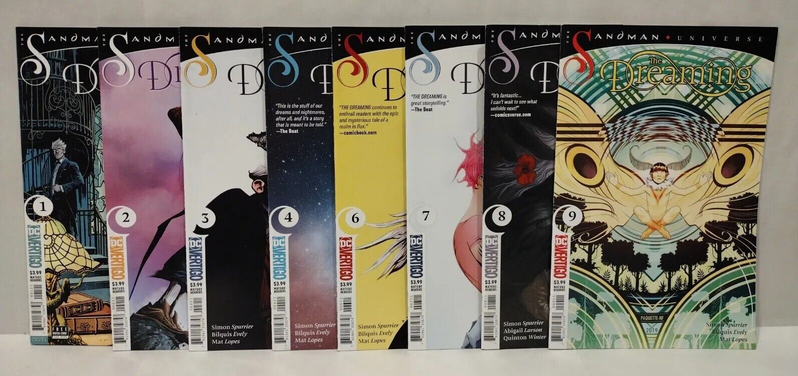 Sandman Universe The Dreaming (2019) DC Comic Lot Set 1 2 3 4 6 7 8 9 Spurrier 