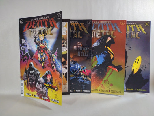 Dark Knights Death Metal (2020) DC Comic Lot Set #1 2 3 4 Capullo Foil Covers NM