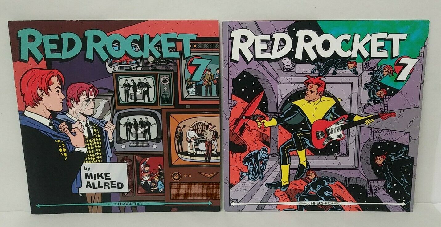 RED ROCKET 7 (1997) Comic Album Magazine # 3 4 5 7 Dark Horse Mike Allred