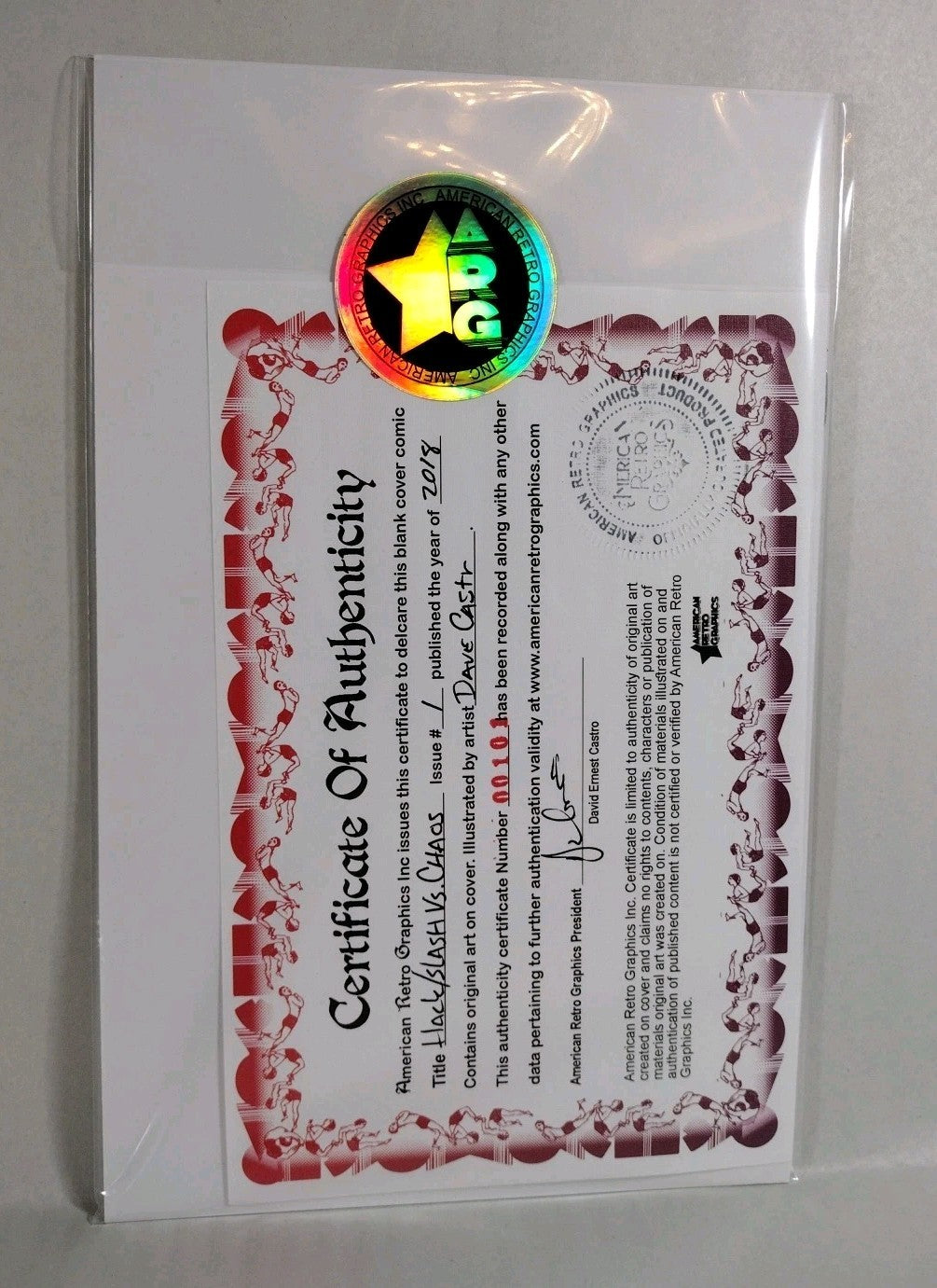 Hack Slash Vs Chaos #1 Dynamite Comic Sketch Variant Cover W Original DCastr Art