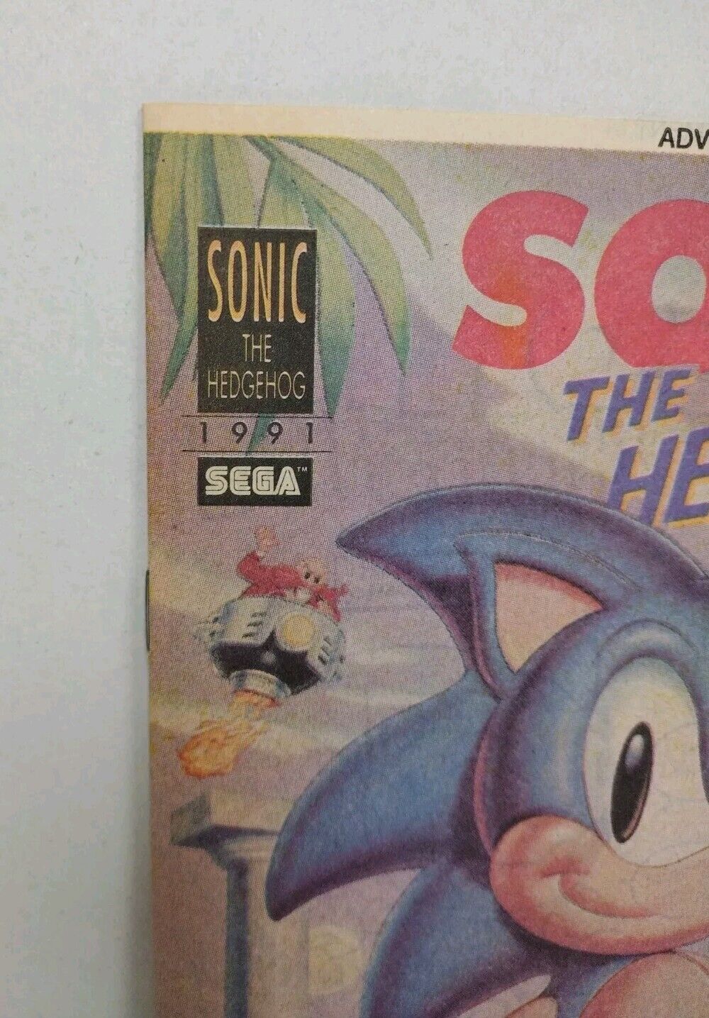 Sonic The Hedgehog #1 (1991) Newsprint Sega Games Insert Comic 1st Appearance 
