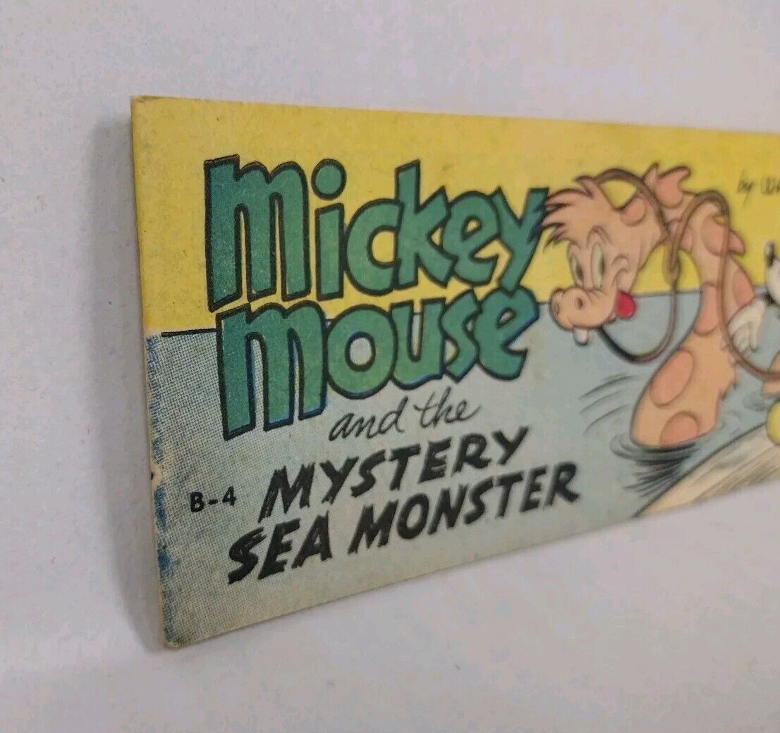 Mickey and the Mystery Sea Monster #B-4 (1950) Disney General Mills Mini Comic