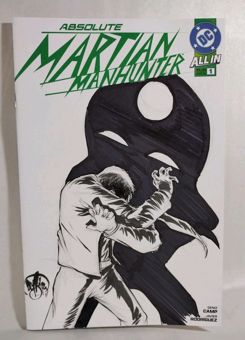 Absolute Martian Manhunter #1 (2025) DC Sketch Variant Cvr W Original DCastr Art