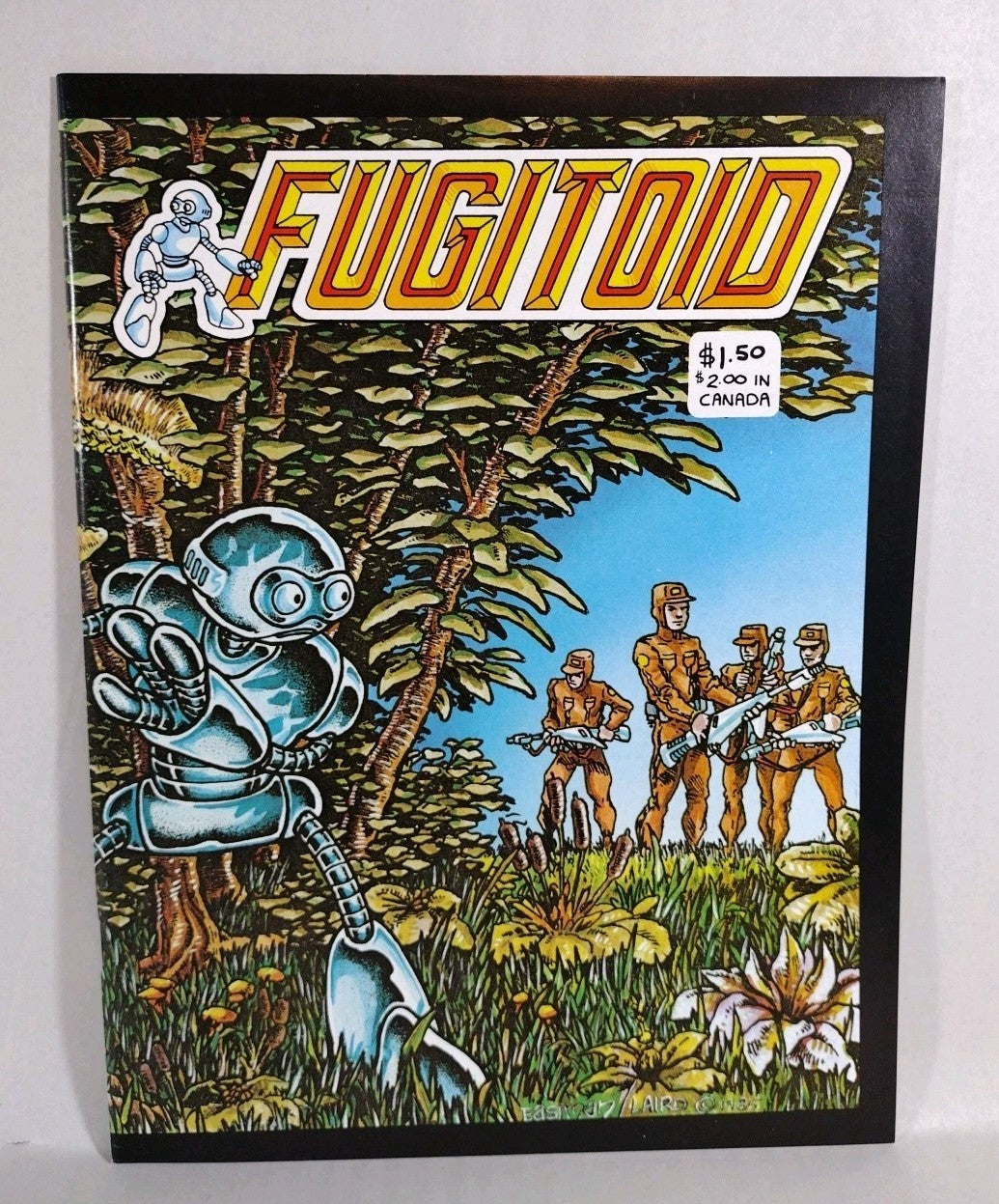 Fugitoid #1 (1985) Mirage Magazine Comic TMNT Triceritons 1st Appearance VF-NM