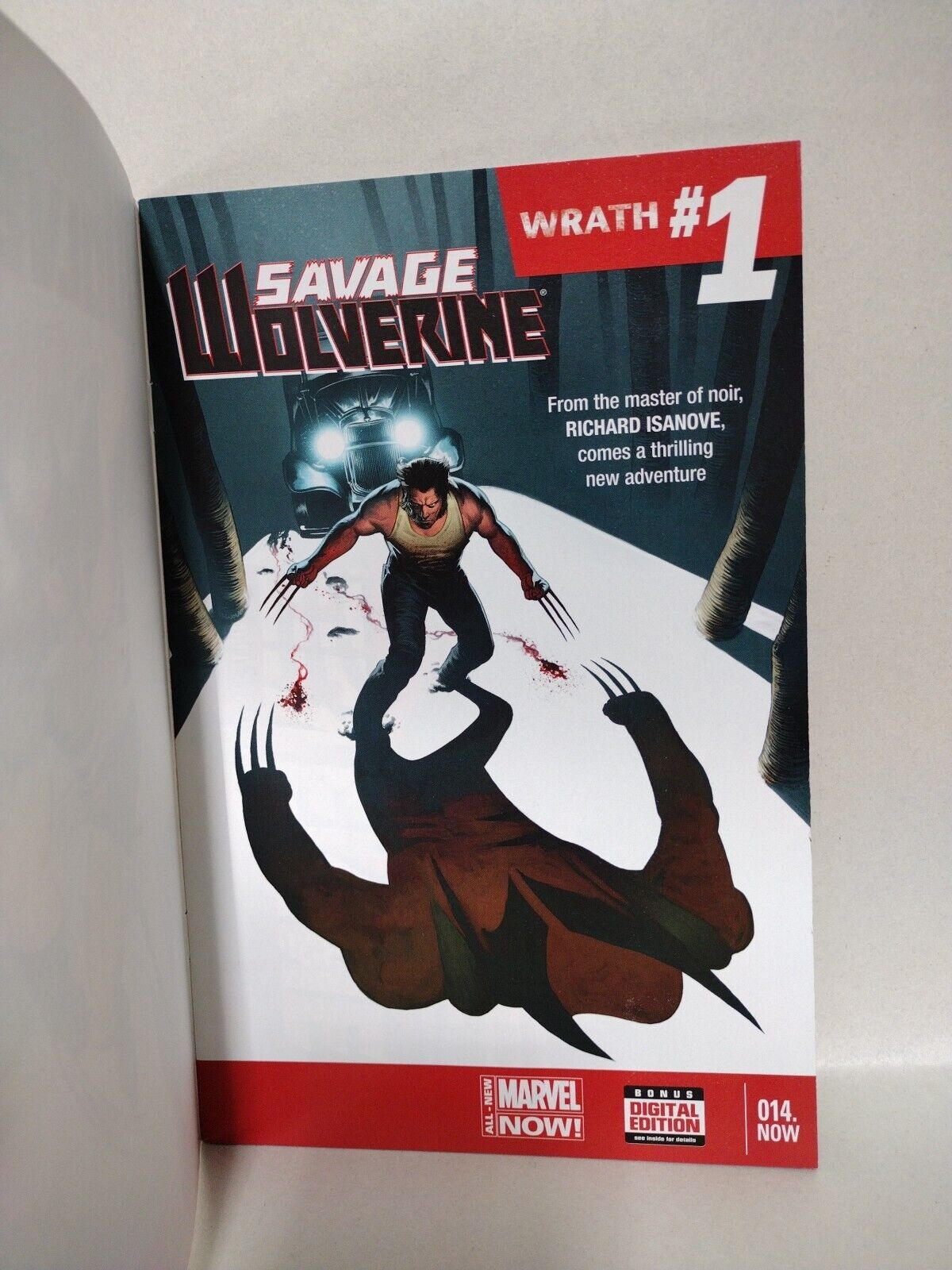 Savage Wolverine 14 (2014) Marvel Sketch Variant Comic w Original Dave Castr Art