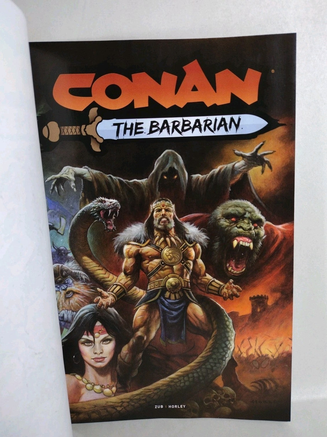 Conan #25 (2025) Titan Comic Sketch Cover Variant W Original Dave Castr Art