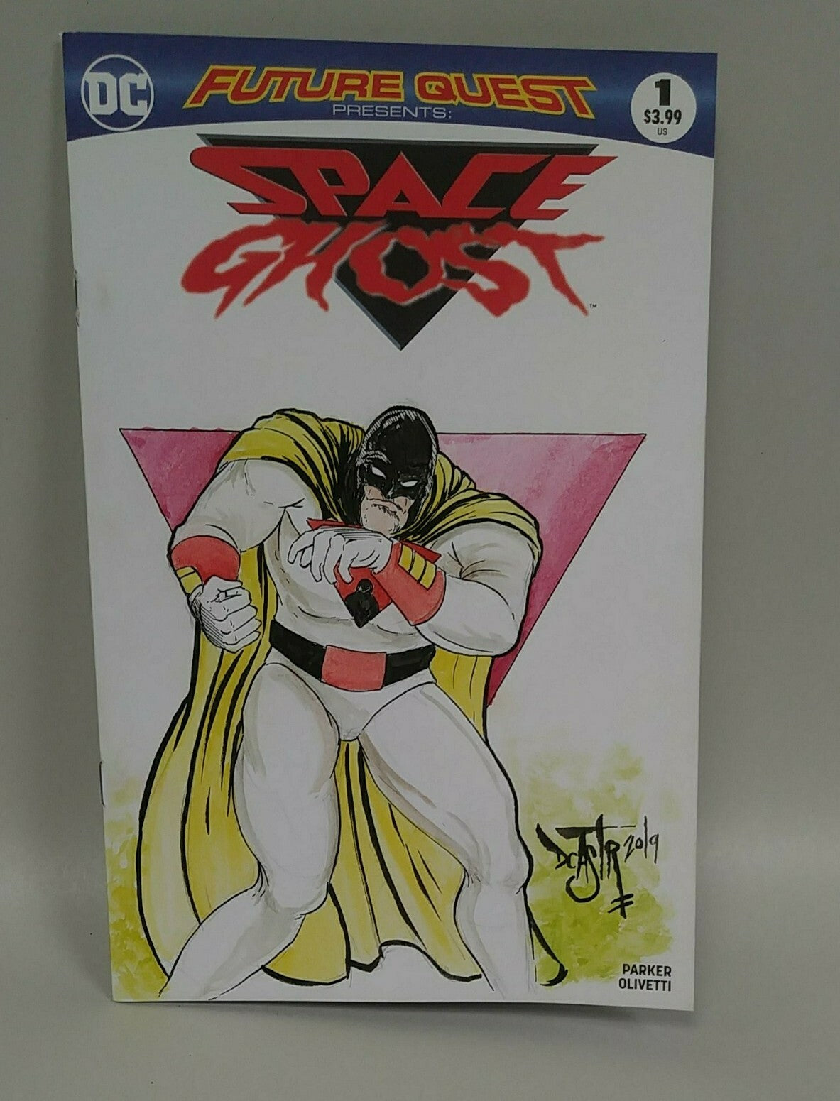 Future Quest Space Ghost 1 (2017) DC Sketch Variant Comic W DCastr Original Art