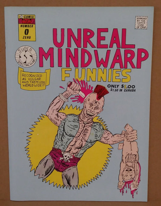 Unreal Mindwarp Funnies (1986) 0 Underground Comic Stephen Hermann SS Comix NM