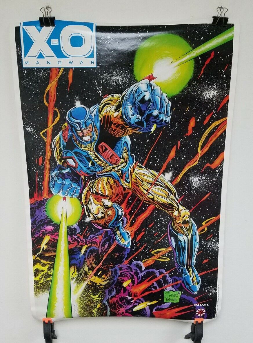 X-O Manowar (1993) 20x30" Quesada Palmiotti Valiant Comic Poster Unused