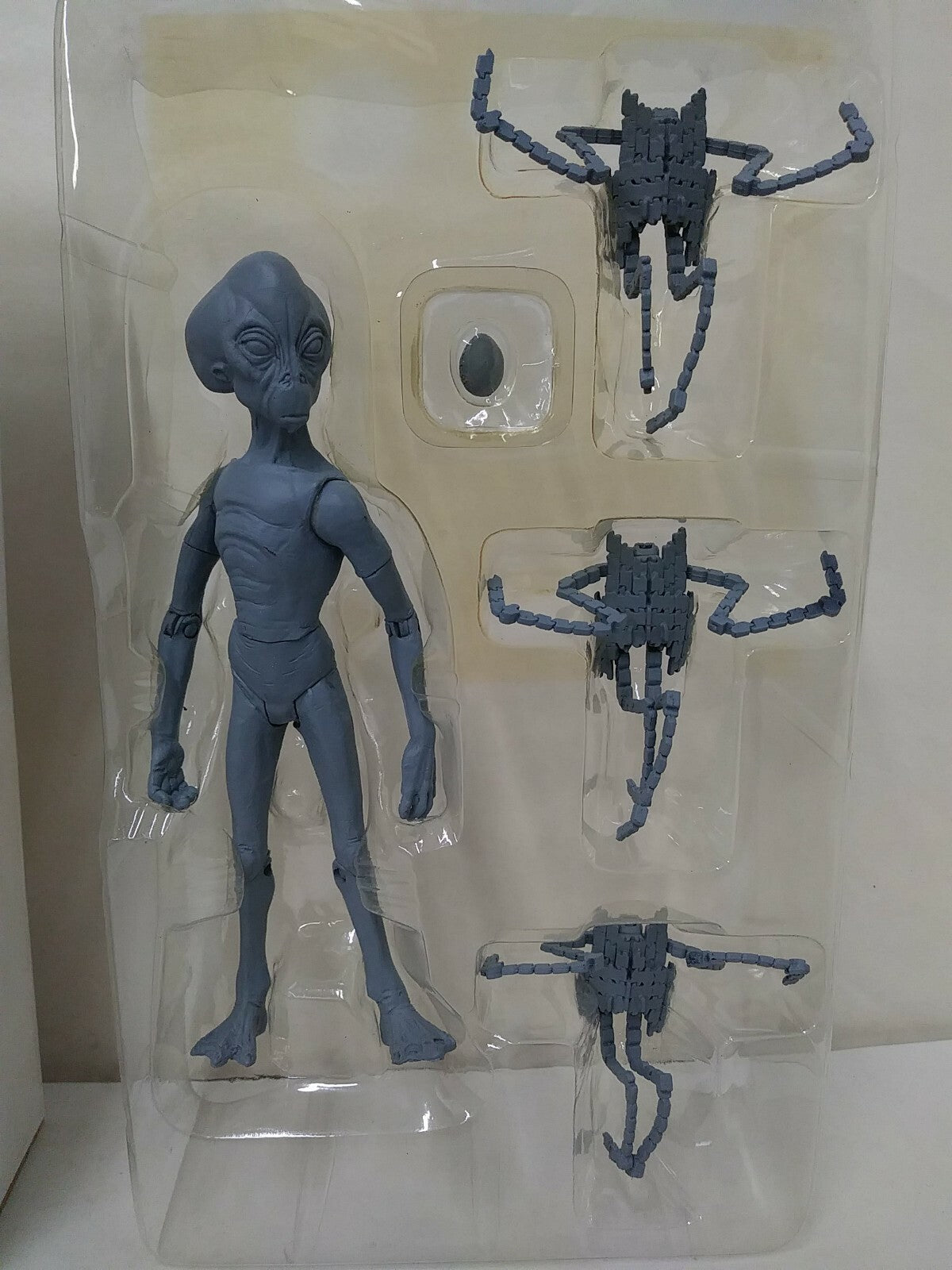 Stargate SG-1 THOR Alien Figure Unpainted Prototype W Accessories Opened Box New