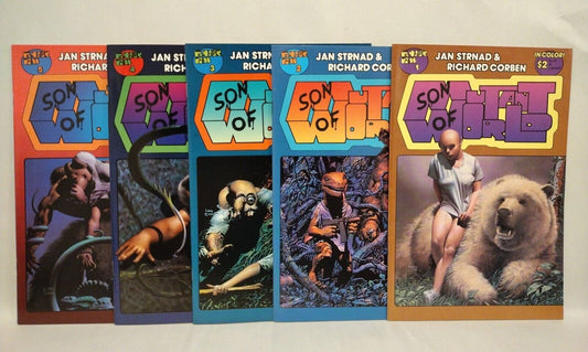 Son of Mutant World (1990) Complete Fantagor Comic Set 1 2 3 4 5 Richard Corben