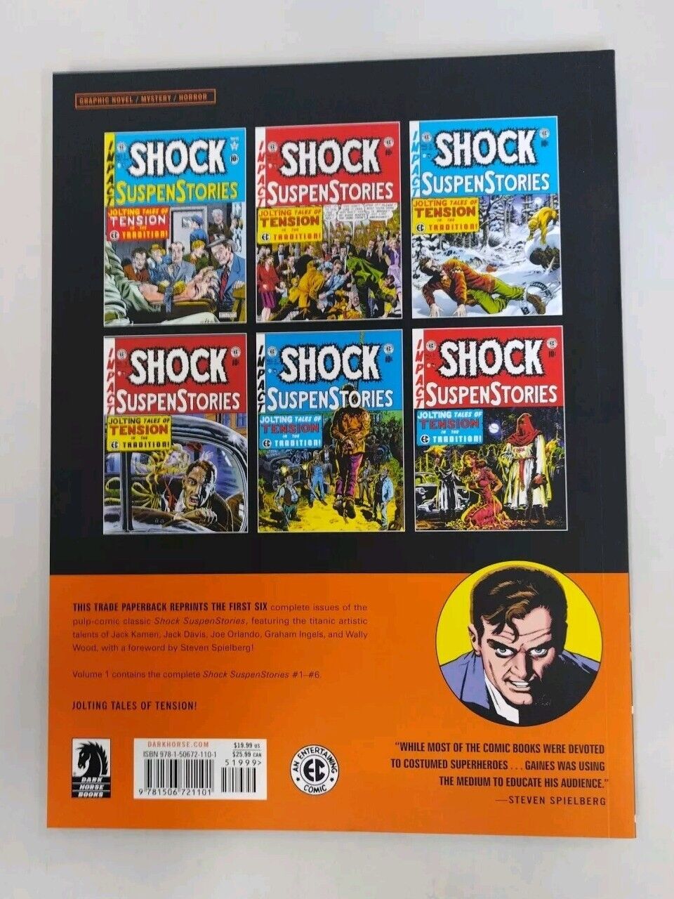 EC Archives Shock SuspenStories Vol 1 #1-6 TPB SC Steven Spierlberg 2021