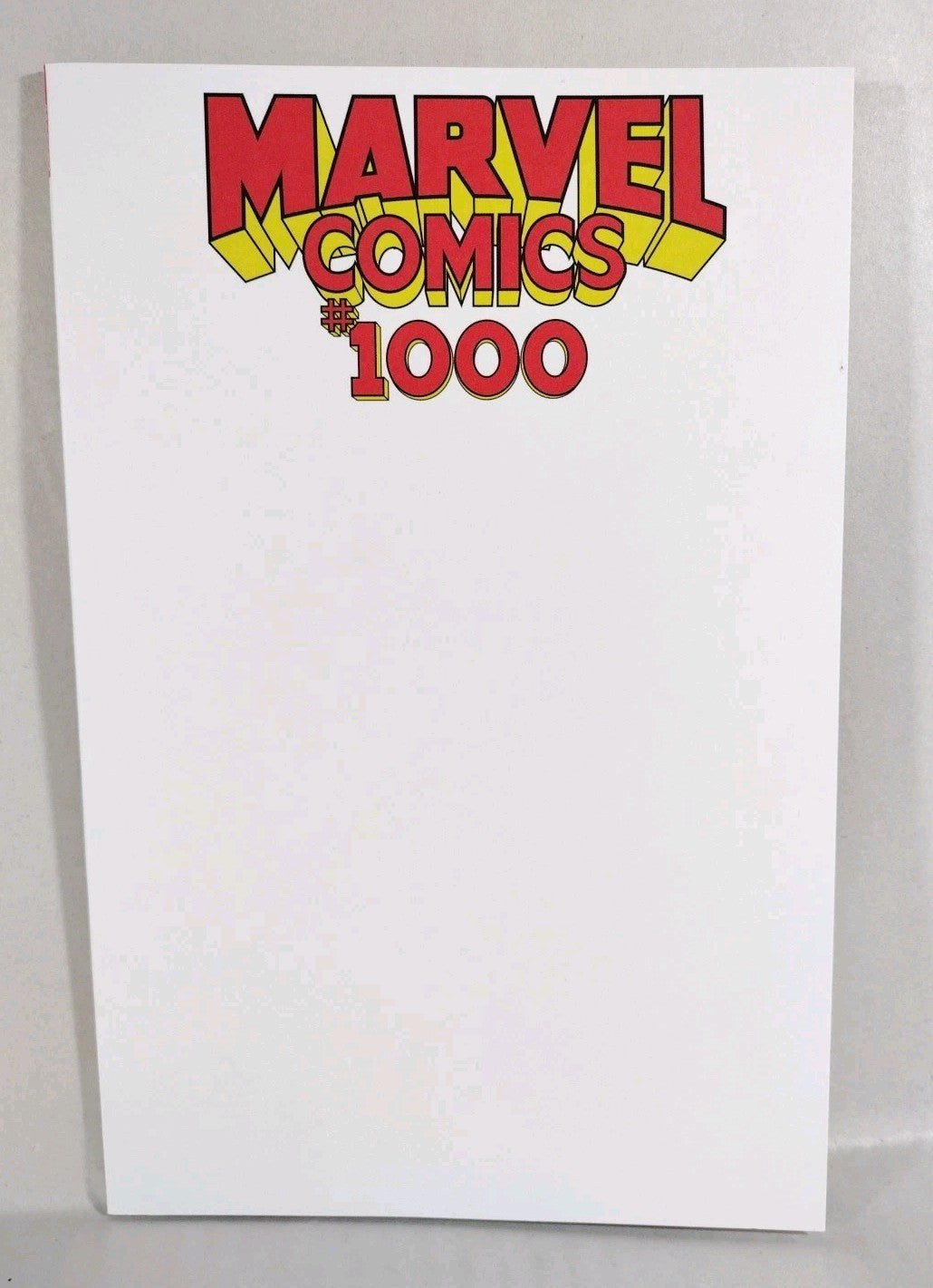 Marvel Comics #1000 (2019) Blank Sketch Variant 80th Anniversary NM