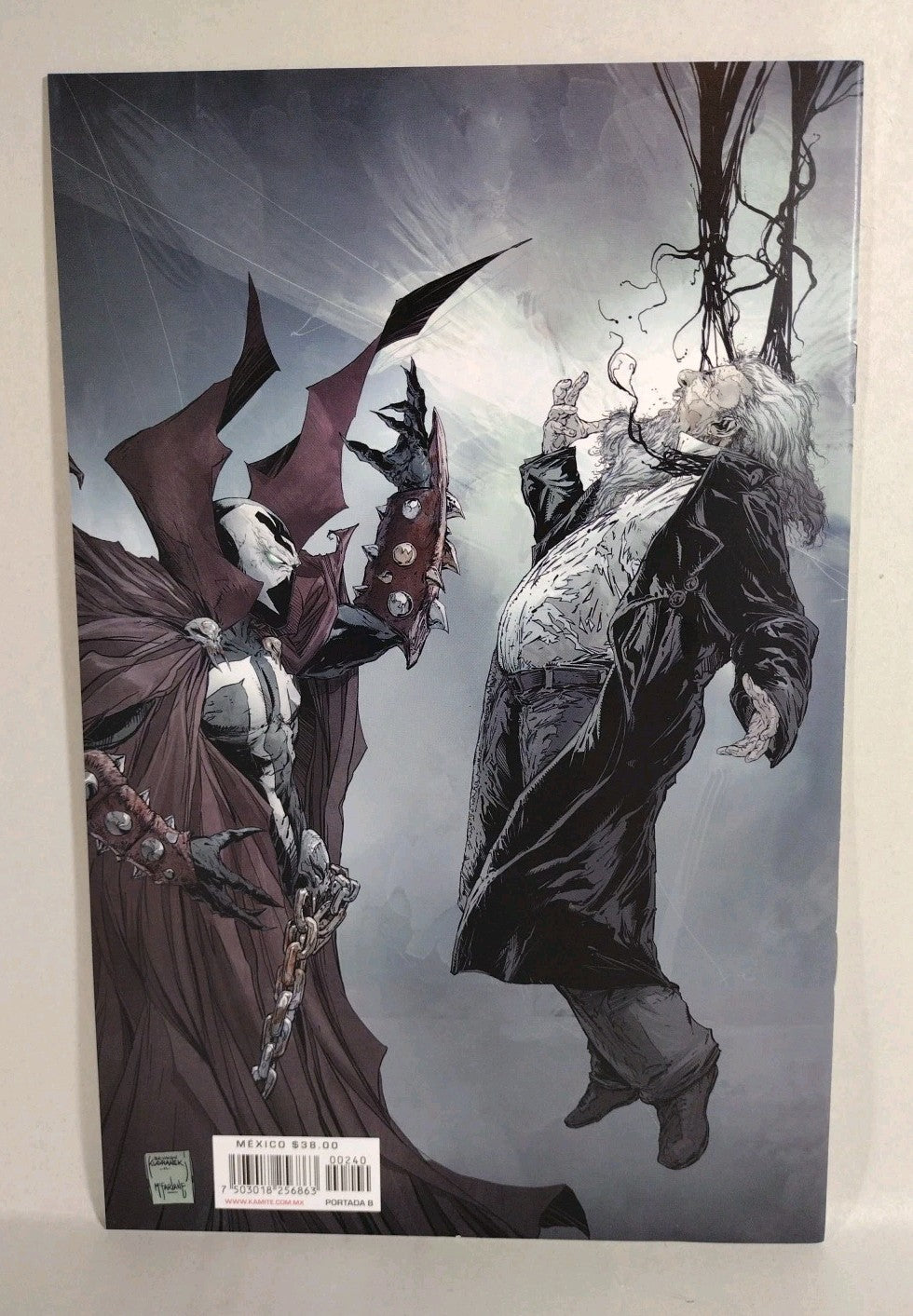 Spawn #240 (2018) Image Comic Kamita Mexico Blank Sketch Variant NM
