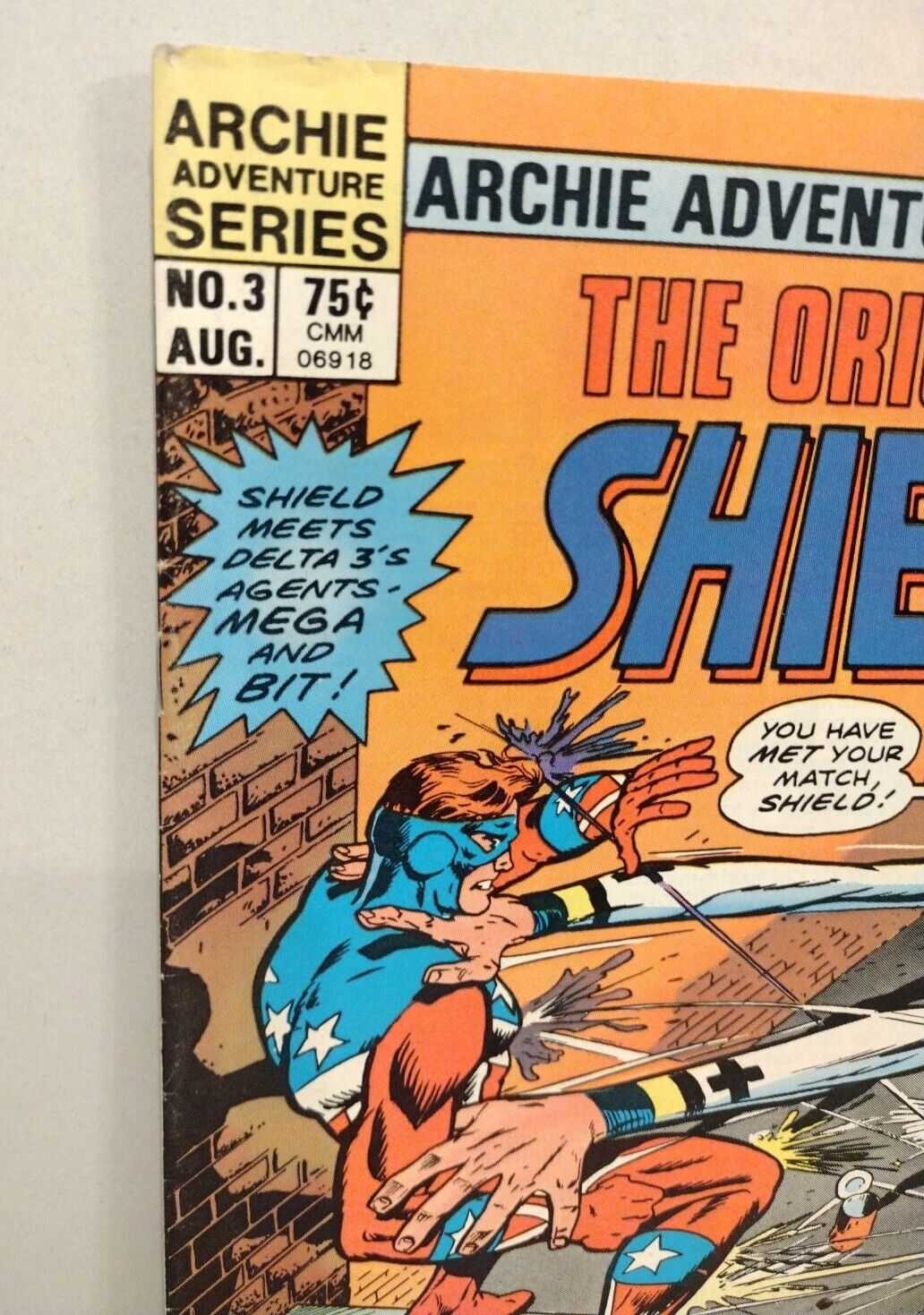 Original Shield (1984) Archie Adventure Comic Lot Set #1 2 3 Rudy Nebres Ayers