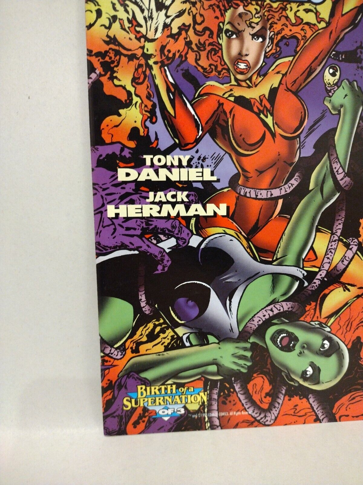 Elementals #1 2 (1996) Comico Birth Of A Supernation Tony Daniel Comic Set VF-NM