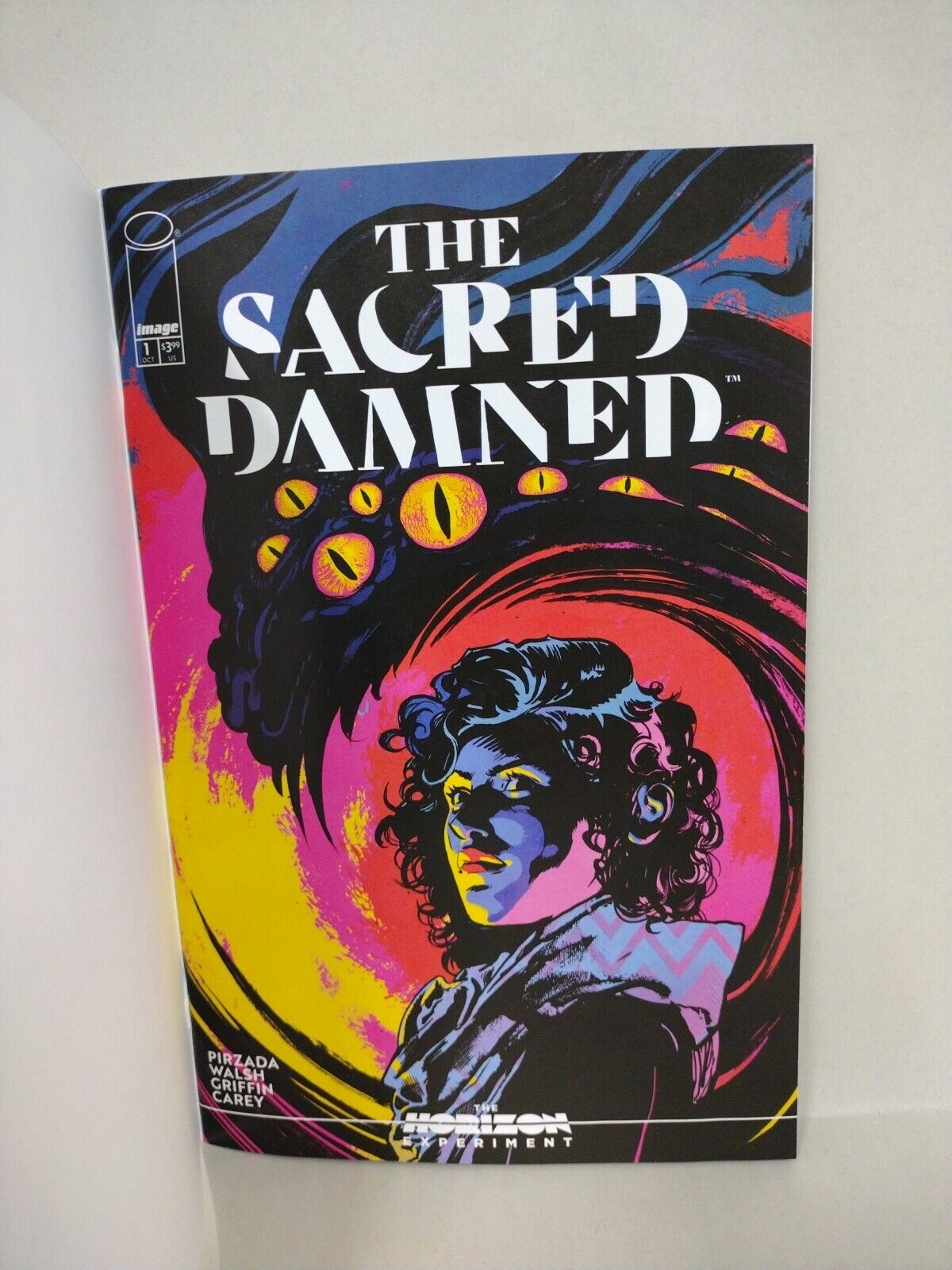 The Sacred Damned #1 (2024) Image Comic Sketch Variant W Original Dave Castr Art