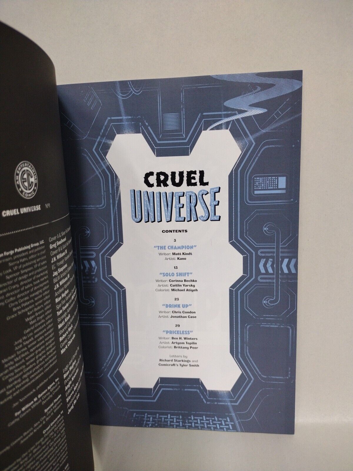 Cruel Universe #1 (2024) Oni EC Comic Sketch Cover Variant W Original DCastr Art