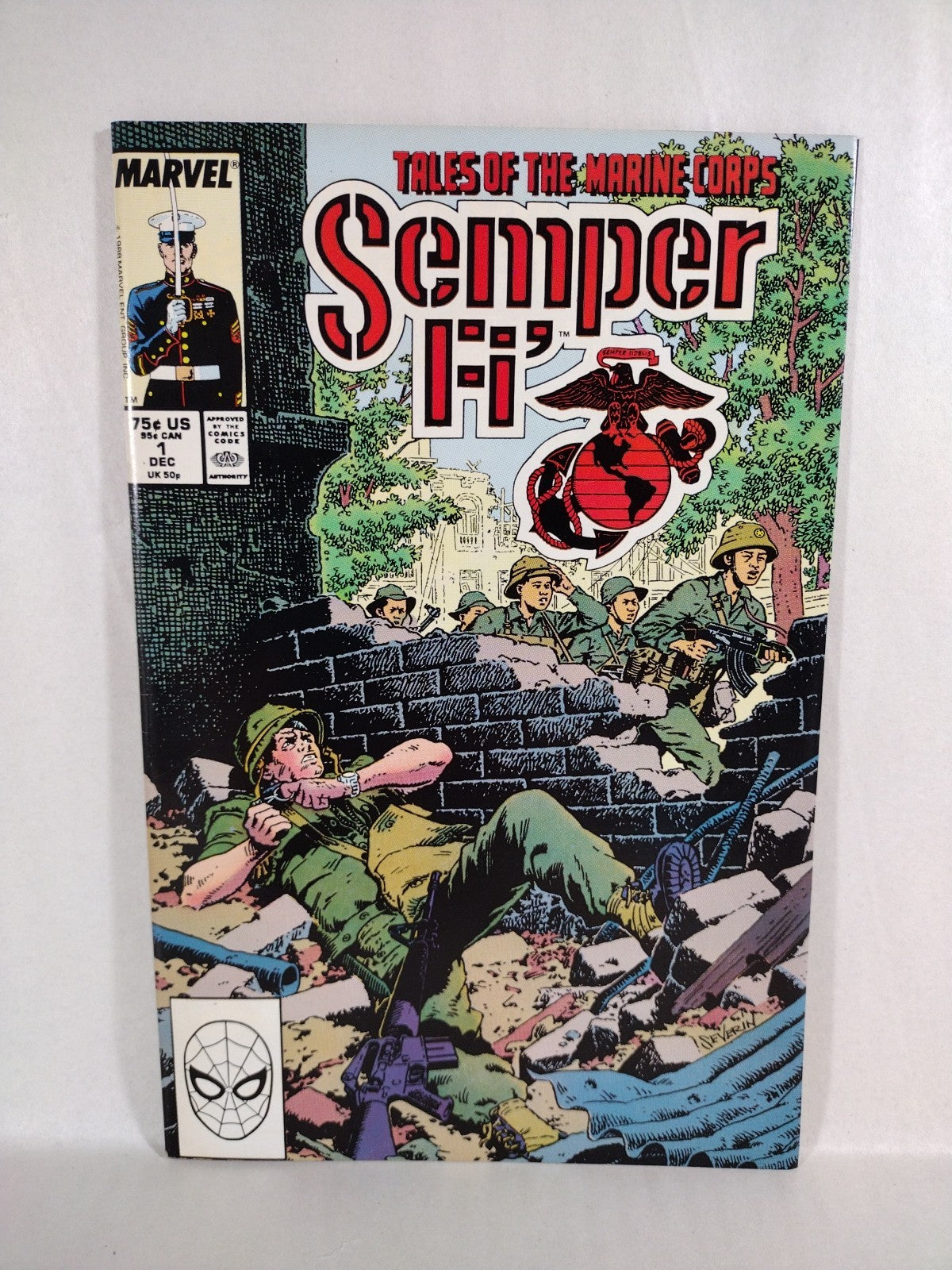 Semper Fi' #1 (1988) Marvel War Comic John Severin Palladino VF-NM